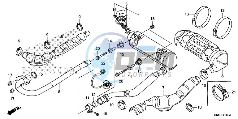 EXHAUST MUFFLER