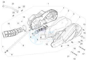 MP3 500 LT Business (EMEA) drawing Air filter