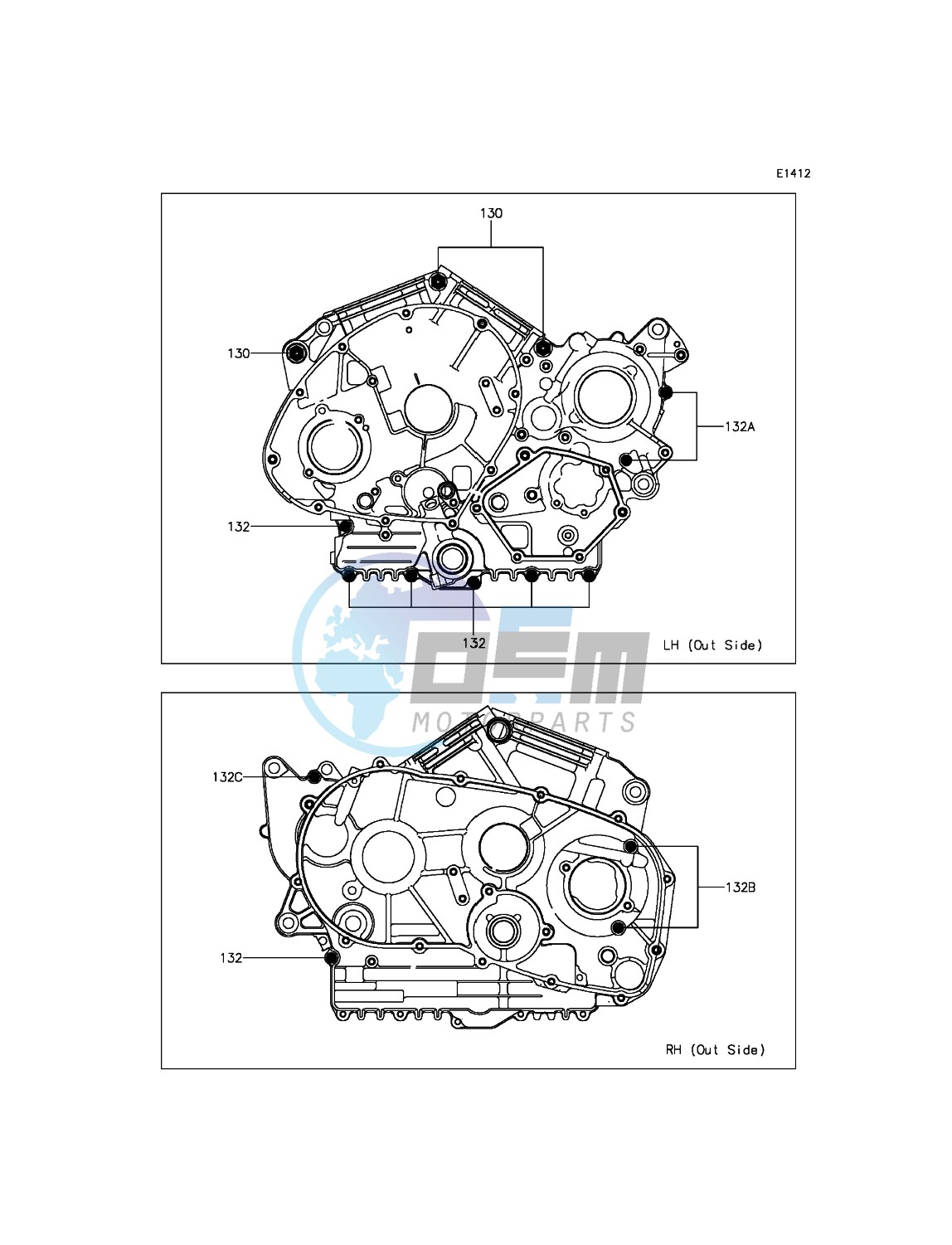 Crankcase Bolt Pattern