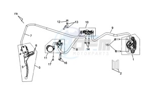 QUAD RAIDER 600 LE CHASSIS LONG drawing REAR BRAKE CALIPER / BRAKE MOUNT