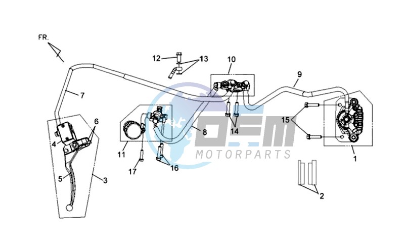 REAR BRAKE CALIPER / BRAKE MOUNT