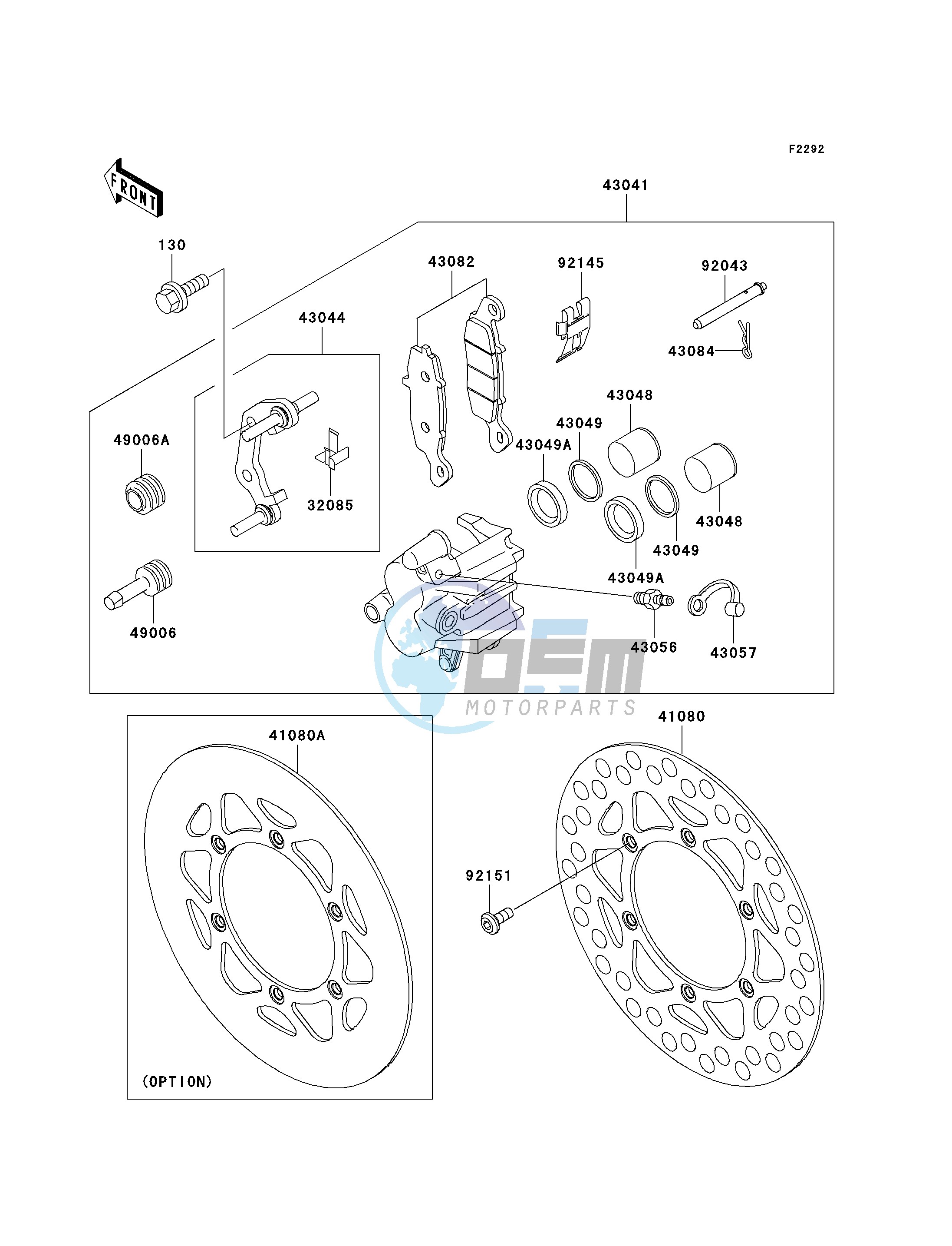 FRONT BRAKE-- D1 - D3- -