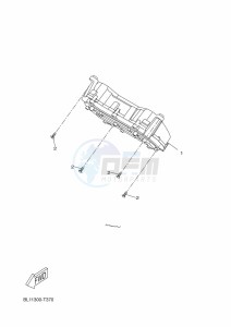 YP400RA XMAX 400 ABS (BL16) drawing METER