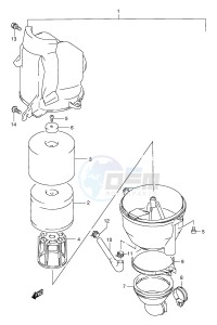 LT80 (P1) drawing AIR CLEANER