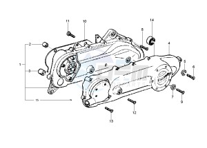 Runner VX-VXR 125-180 125 drawing Clutch cover