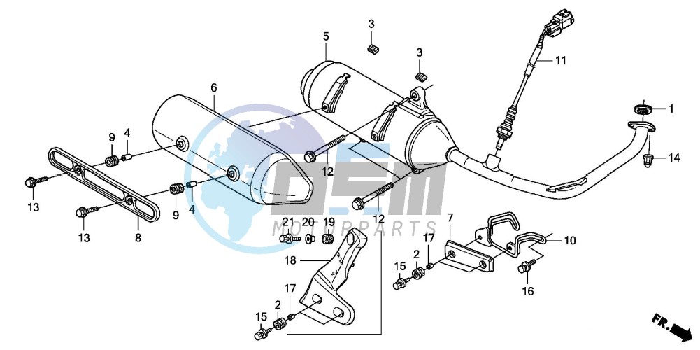 EXHAUST MUFFLER