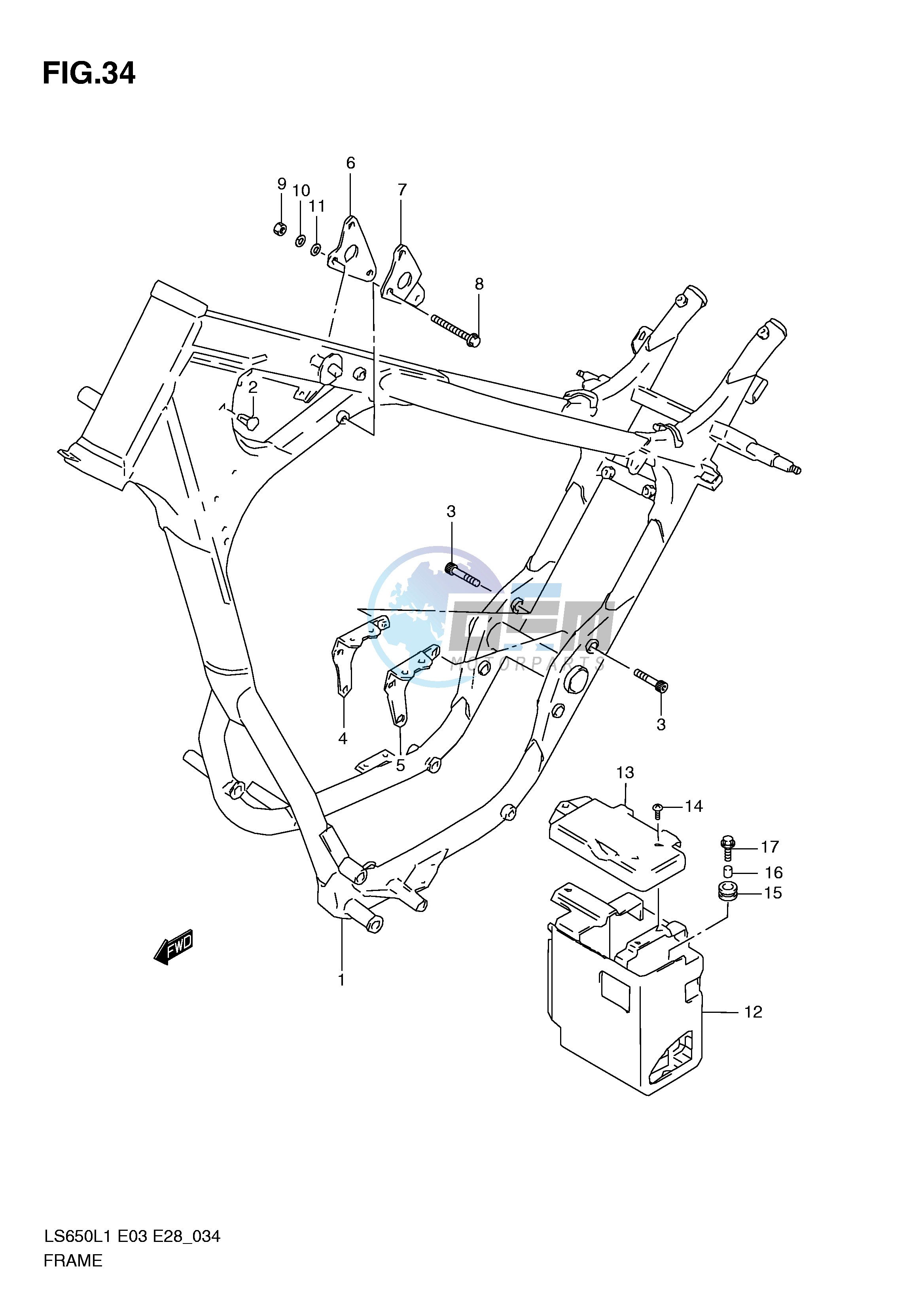 FRAME (LS650L1 E3)