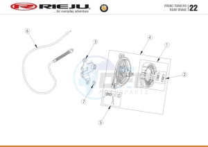 HOBBY-BYE-BIKE-25-KM-H-EURO4-HOLLAND-GREY drawing REAR BRAKE