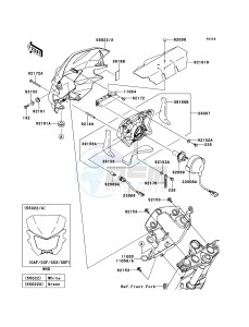 KLX125 KLX125CCF XX (EU ME A(FRICA) drawing Headlight(s)