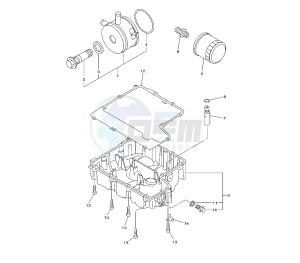 XJ6-S DIVERSION ABS 600 drawing OIL CLEANER