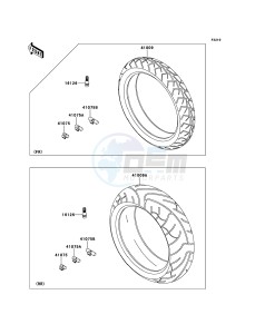 ER-6f ABS EX650B8F GB XX (EU ME A(FRICA) drawing Tires