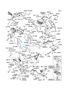 NINJA_ZX-6R ZX600P8F FR GB XX (EU ME A(FRICA) drawing Cowling Lowers