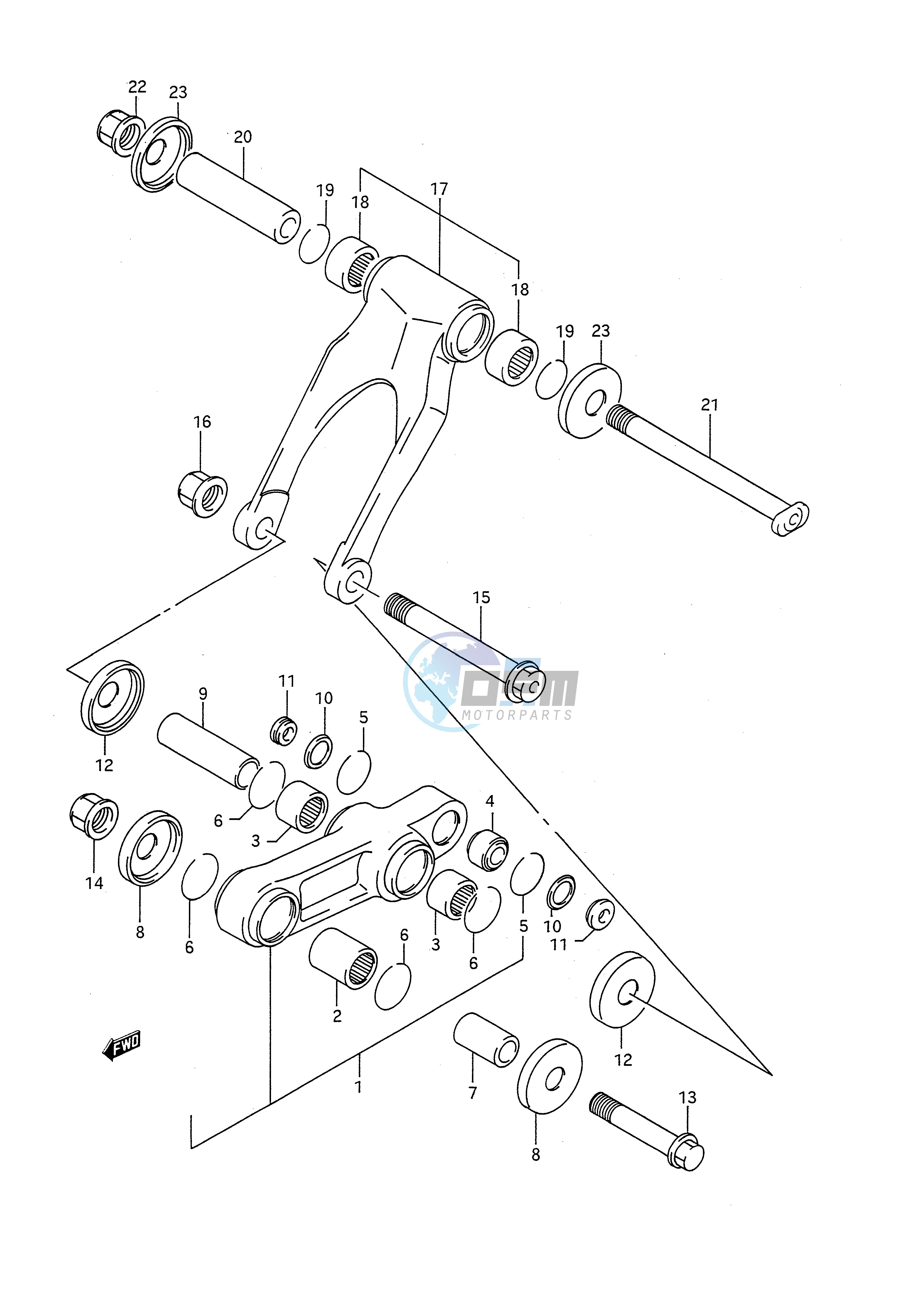 CUSHION LEVER (MODEL M)