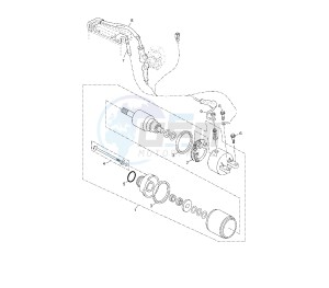 YP R X-MAX SPORT 250 drawing STARTING MOTOR