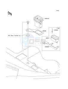 KVF 360 B [PRAIRIE 360] (B6F-B9F) B6F drawing METER-- S- -