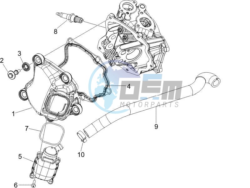 Cylinder head cover