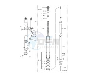 FZ1 1000 drawing FRONT FORK