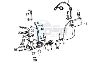 BULTACO LOBITO - 50 cc drawing OIL PUMP