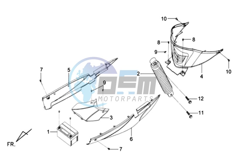 REAR SUSPENSION - COWLING