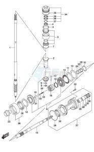 DF 150 drawing Transmission (C/R) (Model: ZG)