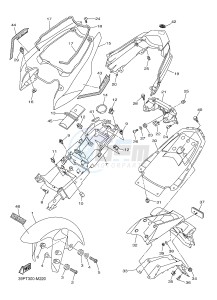 FZ8-N 800 FZ8 (NAKED) (39PT) drawing FENDER