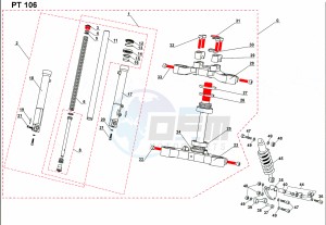 RRX SPIKE 50 drawing SUSPENSION2