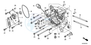 SH125D SH125i UK - (E) drawing RIGHT CRANKCASE