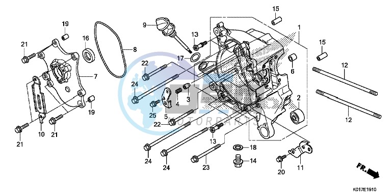 RIGHT CRANKCASE