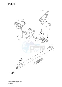 DR-Z125 (E28-E33) drawing STAND