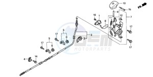 NSS250A JAZZ drawing PARKING BRAKE