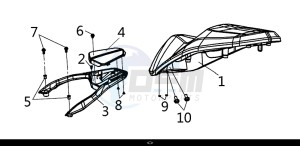 HD 300I ABS (LS30W1-EU) (L9-M0) drawing DOUBLE SEAT - RR. CARRIER