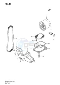 VL800C INTRUDER EU drawing OIL PUMP