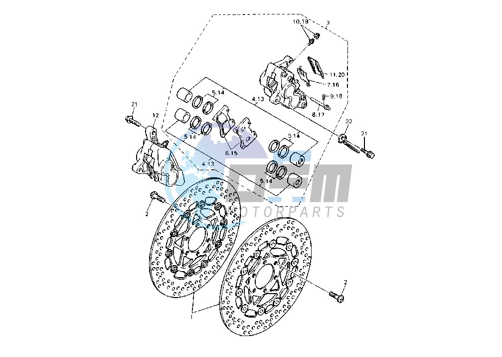 FRONT BRAKE CALIPER