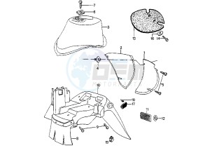 ZENITH LN/LS - 50 cc drawing FENDER