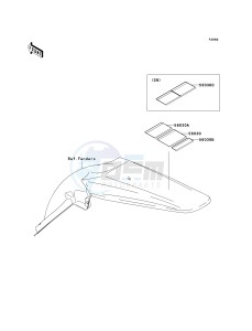 KX 250 N [KX250F](N2) N2 drawing LABELS