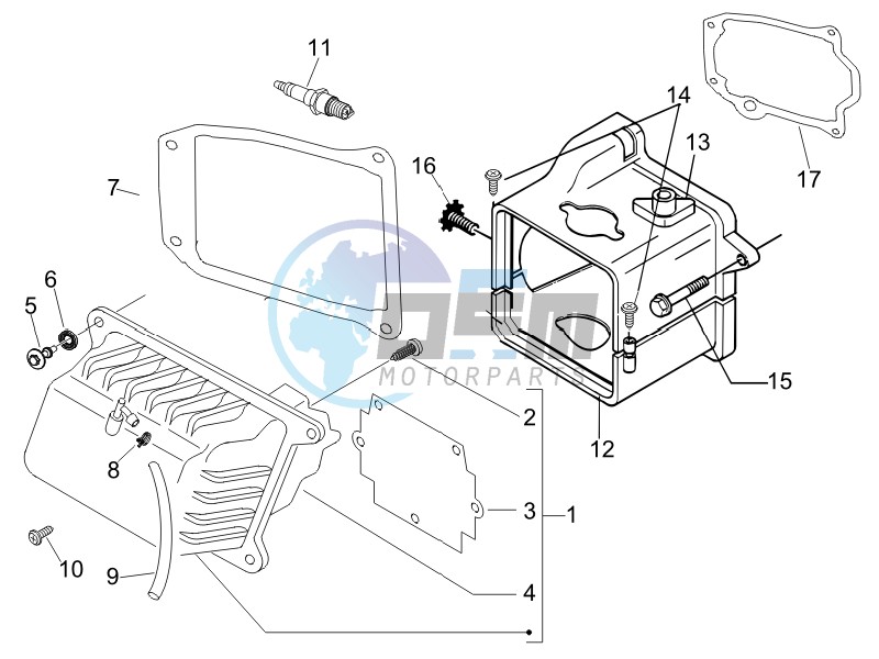 Cylinder head cover