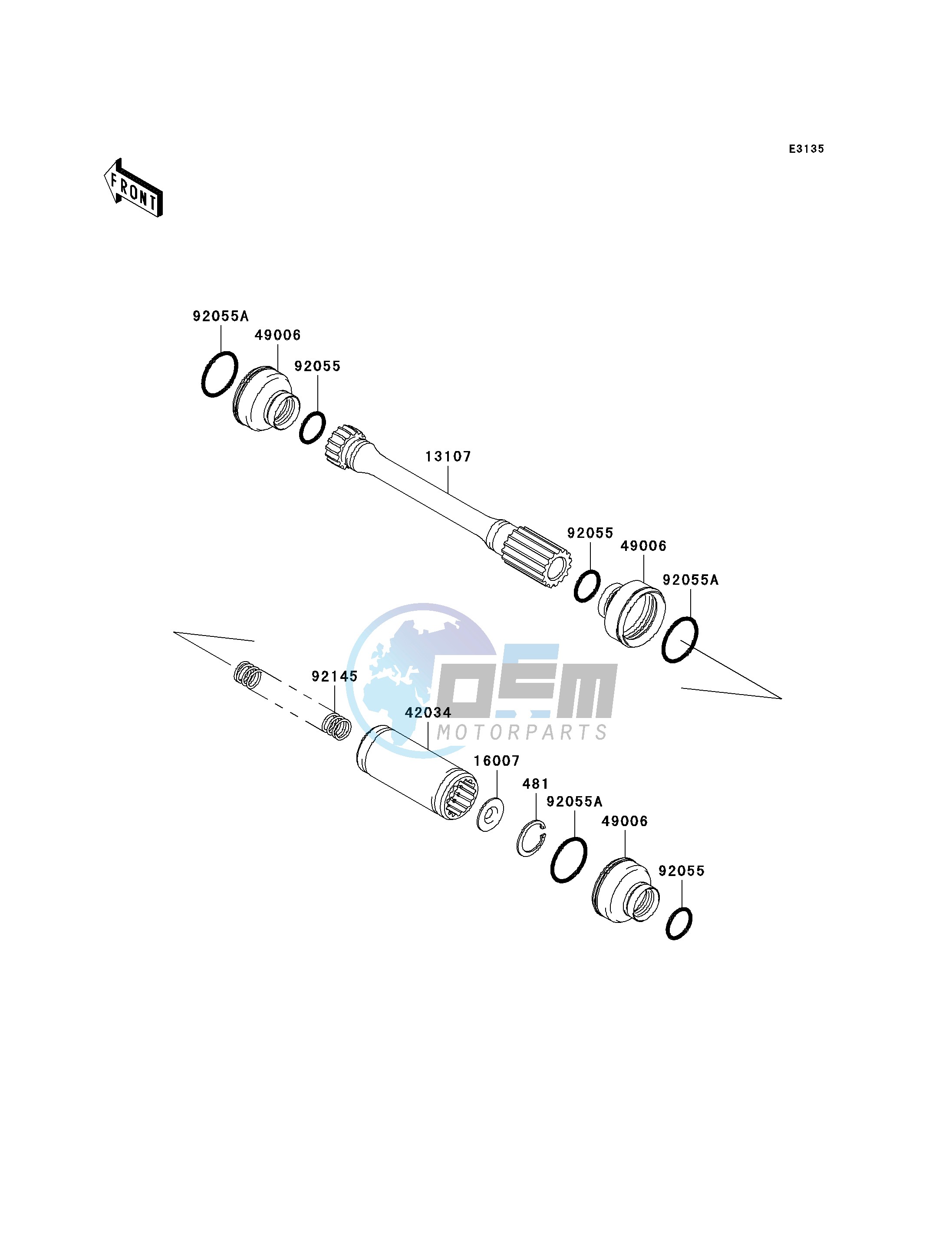 DRIVE SHAFT-PROPELLER