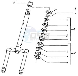 Runner 50 SP drawing Steering bearing ball tracks