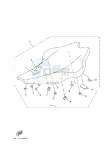 YFZ450R (BKD5) drawing SEAT