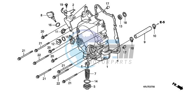 RIGHT CRANKCASE COVER