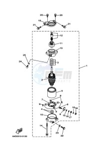 150F drawing STARTER-MOTOR