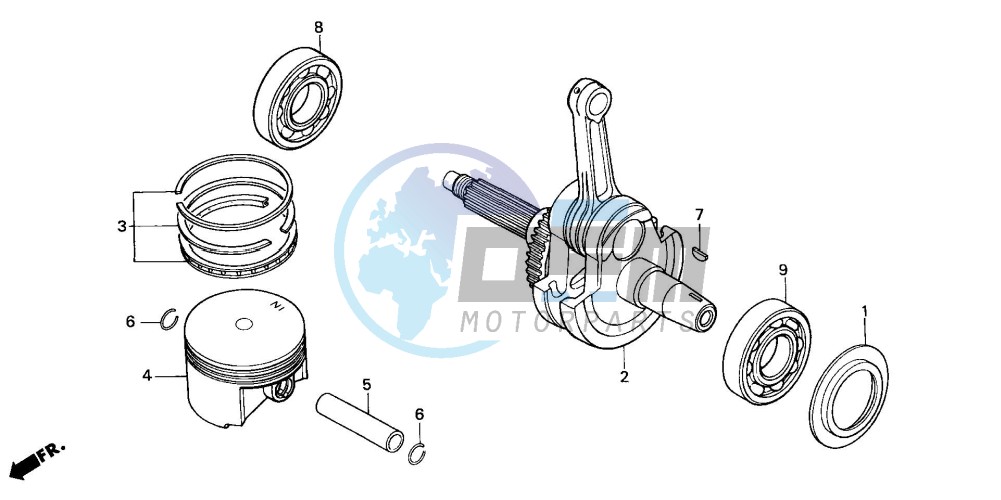 PISTON/CRANKSHAFT