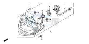 SH150S 125 drawing HEADLIGHT