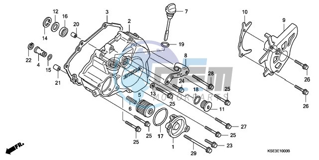 L. CRANKCASE COVER