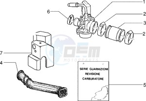 Zip 50 drawing Carburettor