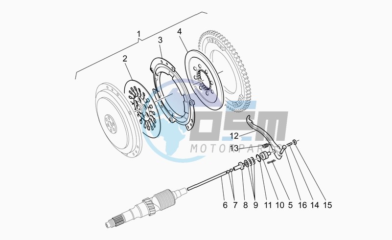 Single-plate clutch 1st series