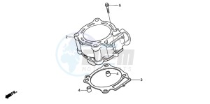 CRF250R drawing CYLINDER