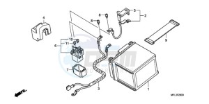 CBR1000RR9 Korea - (KO / HRC MME) drawing BATTERY (CBR1000RR)