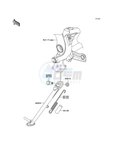 ER-6n ABS ER650DBF XX (EU ME A(FRICA) drawing Stand(s)