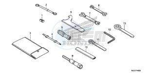 CB500XAE CB500X ABS UK - (E) drawing TOOLS